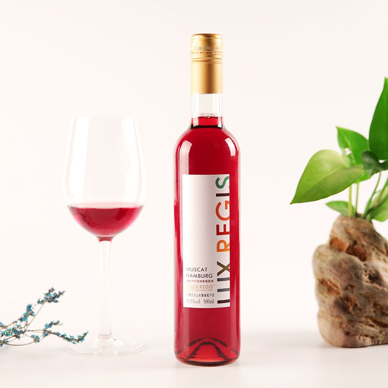 女士小甜水类人首莫斯卡托玫瑰香半甜桃红葡萄酒红酒6支装