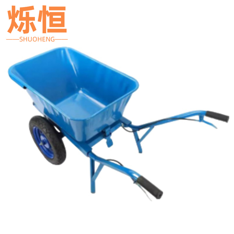 烁恒 小推车双轮双刹斗车（实心轮胎）个
