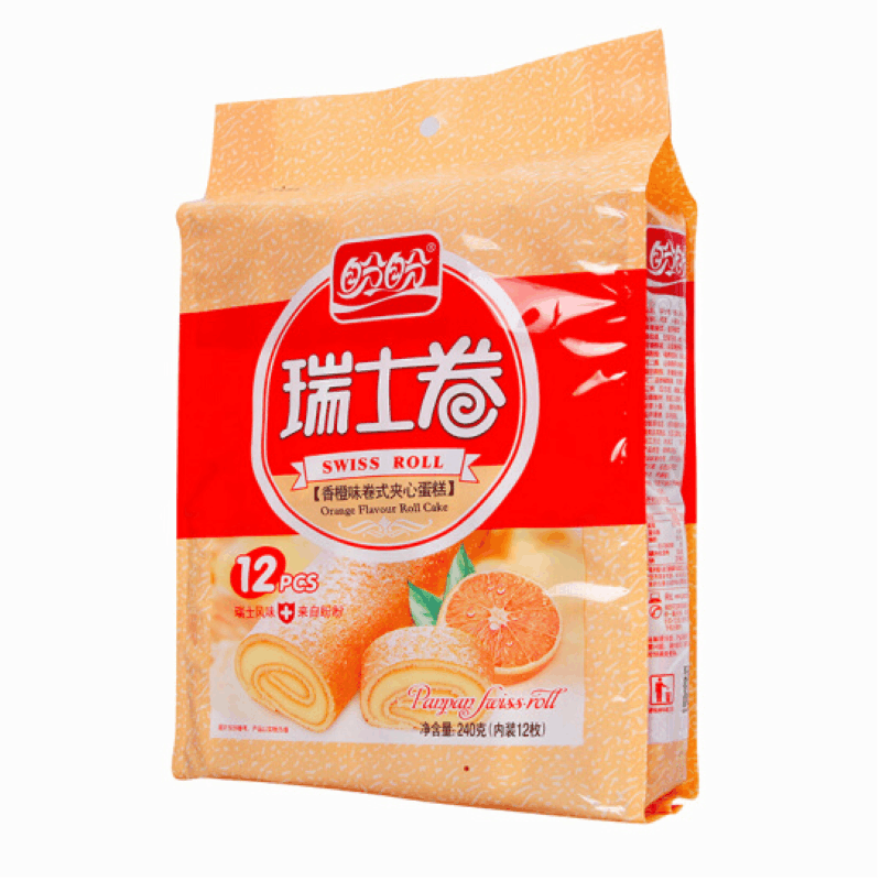 盼盼 瑞士卷240g 香橙味图片