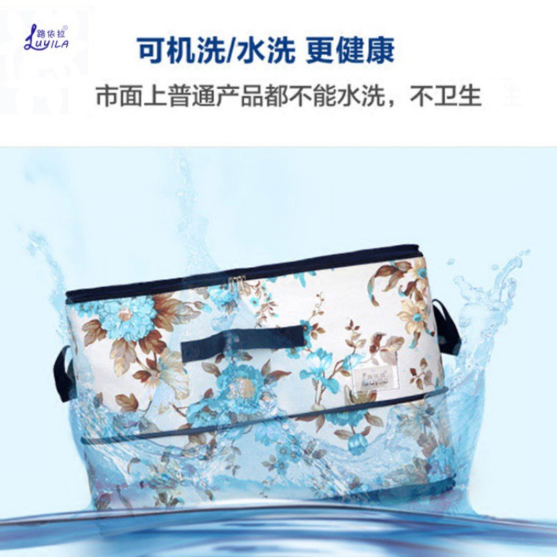 特大号棉被收纳袋装被子的袋子帆布家用衣物搬家打包袋整理袋防潮 三维工匠收纳箱高清大图