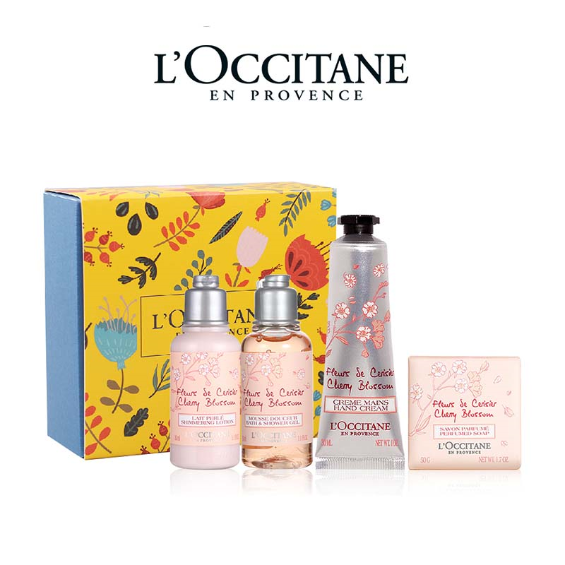 欧舒丹(L’OCCITANE) 甜蜜樱花4件套礼盒高清大图