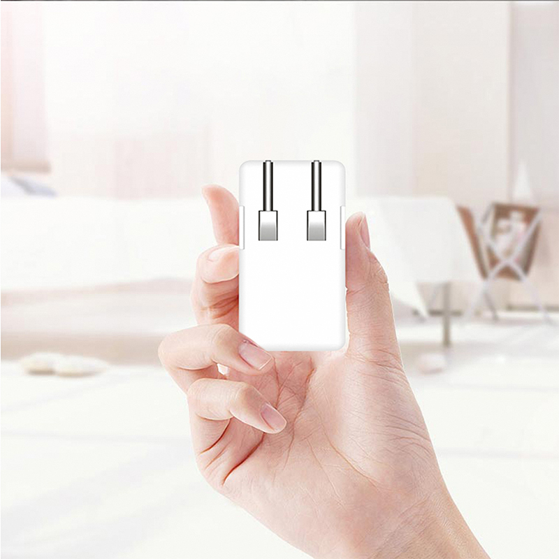 D8 双USB快速充电器iPhone8苹果7手机6安卓通用2.4A智能快充插头
