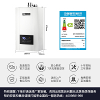 能率(NORITZ)13升燃气热水器GQ-13E4AFEX+外置循环机(天然气)零冷水热水器 带水量伺服器
