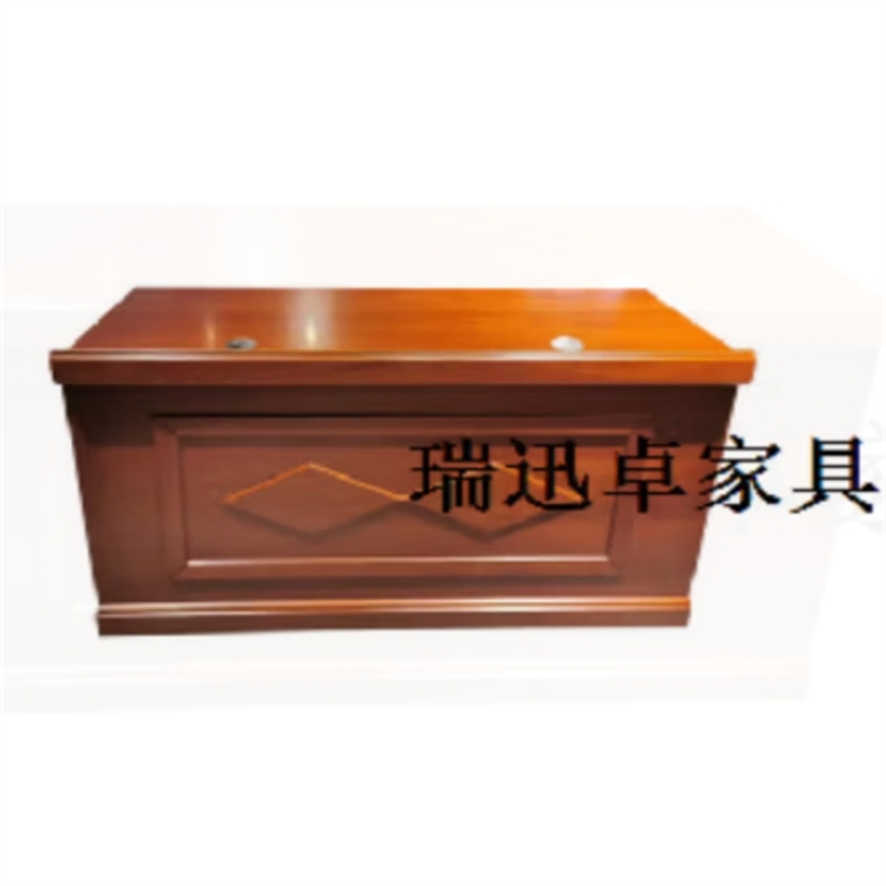 瑞迅卓 会议室油漆实木贴皮桌培训台演讲台1400*600*760