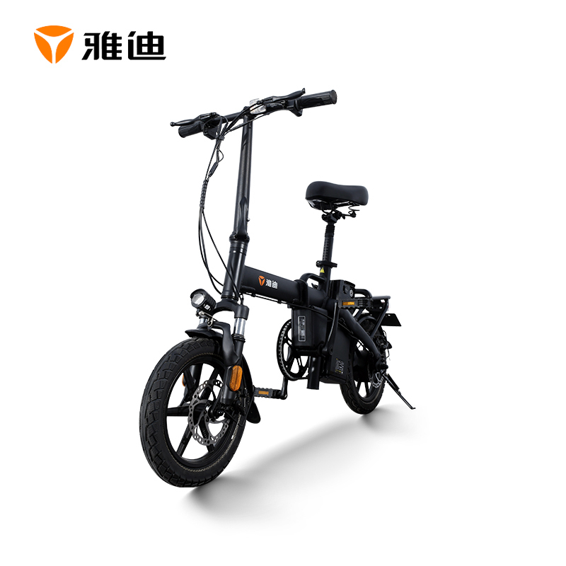 雅迪电动车f3第三代锂电池代驾助力便携电动折叠自行车