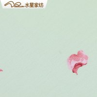 水星(MERCURY)家纺 全棉斜纹印花四件套 夏沫之晨 纯棉1.8m床单被套床品
