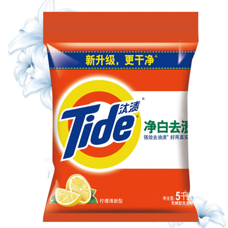 LTSM 汰渍 净白去渍洗衣粉（柠檬清香）5kg/袋 一袋装