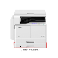 佳能(Canon)iR2204N A3黑白激光复合机( 单纸盒 网络打印 复印 网络扫描 稿台盖板)钛白色
