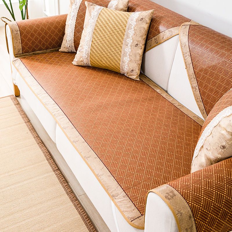 南极人夏季藤席沙发垫凉席坐垫客厅冰丝藤垫全包沙发套罩巾视频