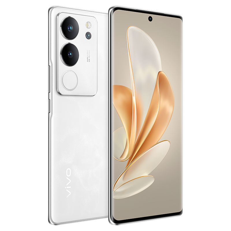vivo S17 Pro 12GB+512GB 冰白玉 5G全网通新品手机天玑8200强劲芯5000万前后柔光80W闪充拍照游戏学生手机