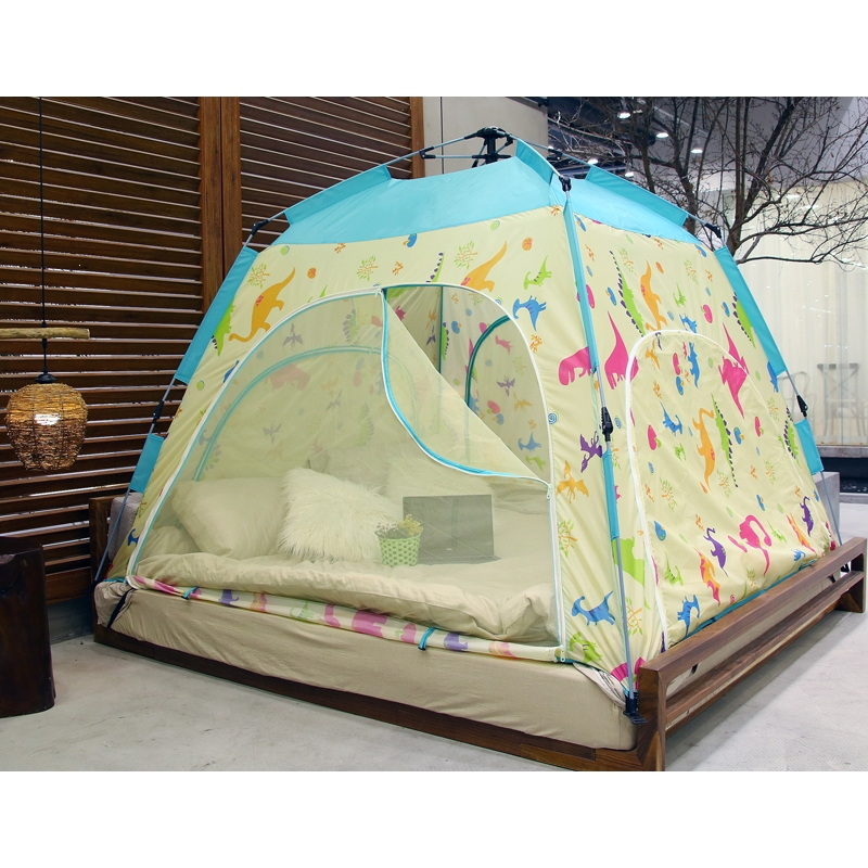 成人儿童床上帐篷保暖闪电客宿舍单双人冬季加厚全自动室内帐篷