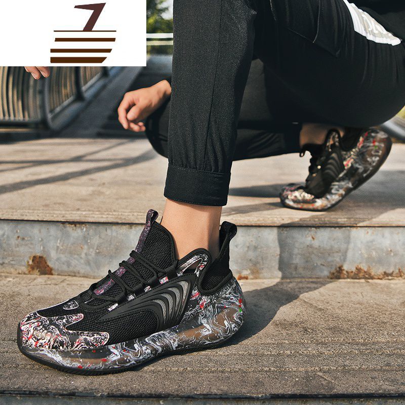 尗卡y3鸳鸯2020潮鞋大码45韩版潮流百搭运动鞋男透气跑步鞋子休闲鞋