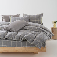 無印良品 MJ-T2022-105 “骄品”纯棉磨毛四件套-莫兰迪