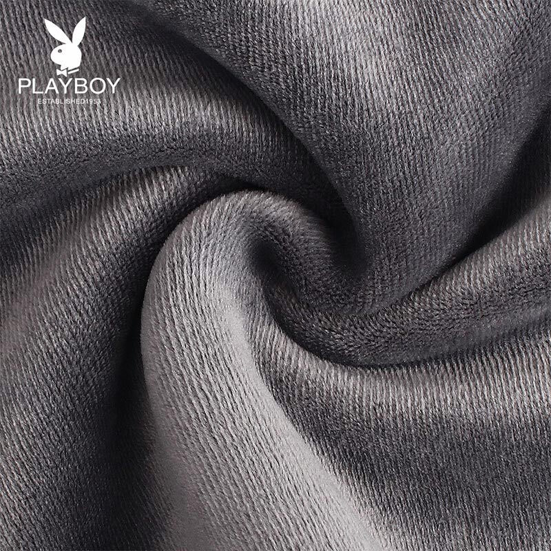 【断码清仓】花花公子男士加绒保暖裤护膝贴片保暖御寒收口秋冬高清大图