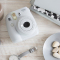 富士(FUJIFILM)INSTAX 拍立得 相机 一次成像相机MINI9 烟灰白 富士小尺寸胶片相机 白色