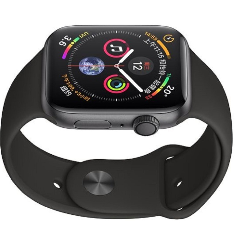 Apple/Watch Series4 智能手表GPS+蜂窝网络款 40毫米 深空灰色铝金属表壳搭配黑色运动型表带