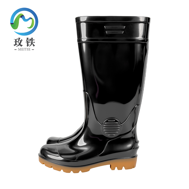 玫铁 高筒耐油耐酸碱雨鞋 41码 双高清大图