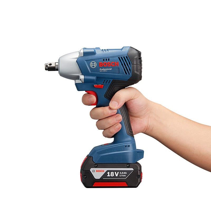 博世 锂电充电式冲击扳手机 充电式电动扳 GDS 250-Li(两电一充)图片