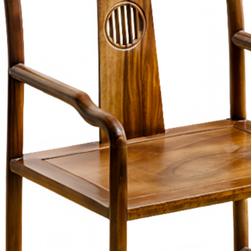 豫龙都餐椅子实木把高清大图