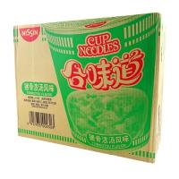 合味道 方便面猪骨浓汤味 X12小杯面一整箱泡面快餐面即食面