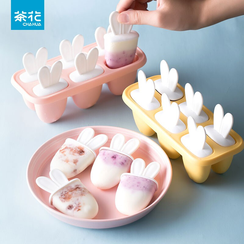 茶花(CHAHUA)其他日杂小件奇趣兔耳冰棒模21.05*9.1cm E08001高清大图