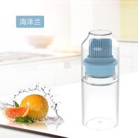 油刷子家用多功能烧烤硅胶耐高温不掉毛玻璃瓶抹油烘焙烙饼|海洋色*1个优惠装