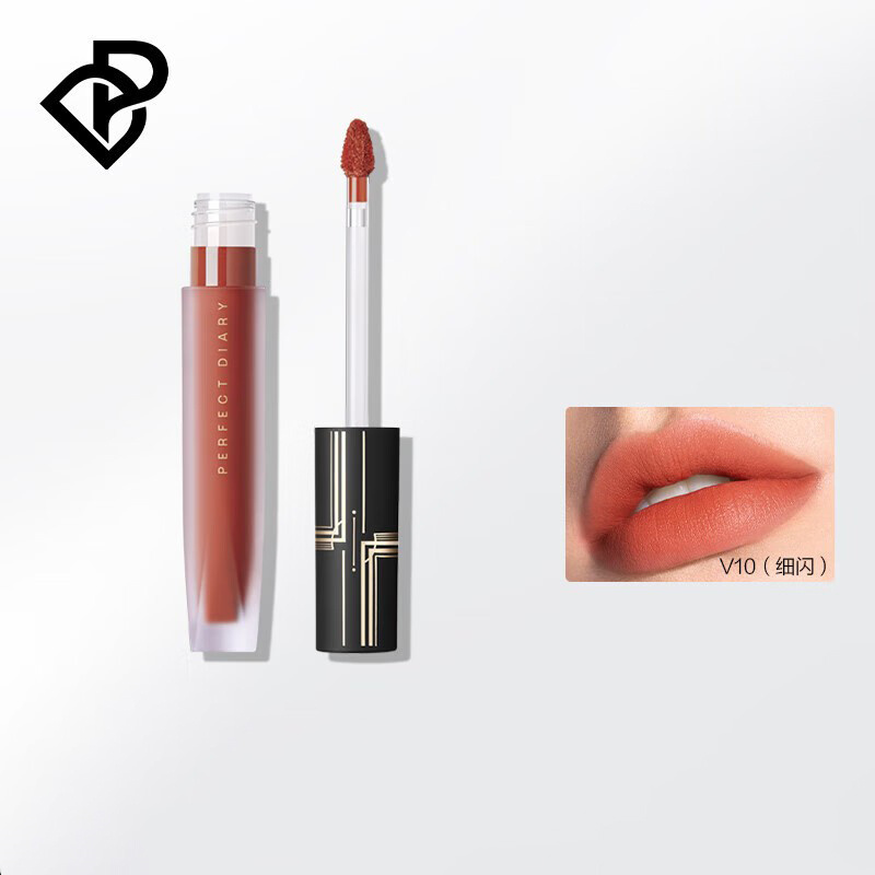 完美日记 至臻柔色丝绒唇釉 V10 甜桃舞步 2.5g
