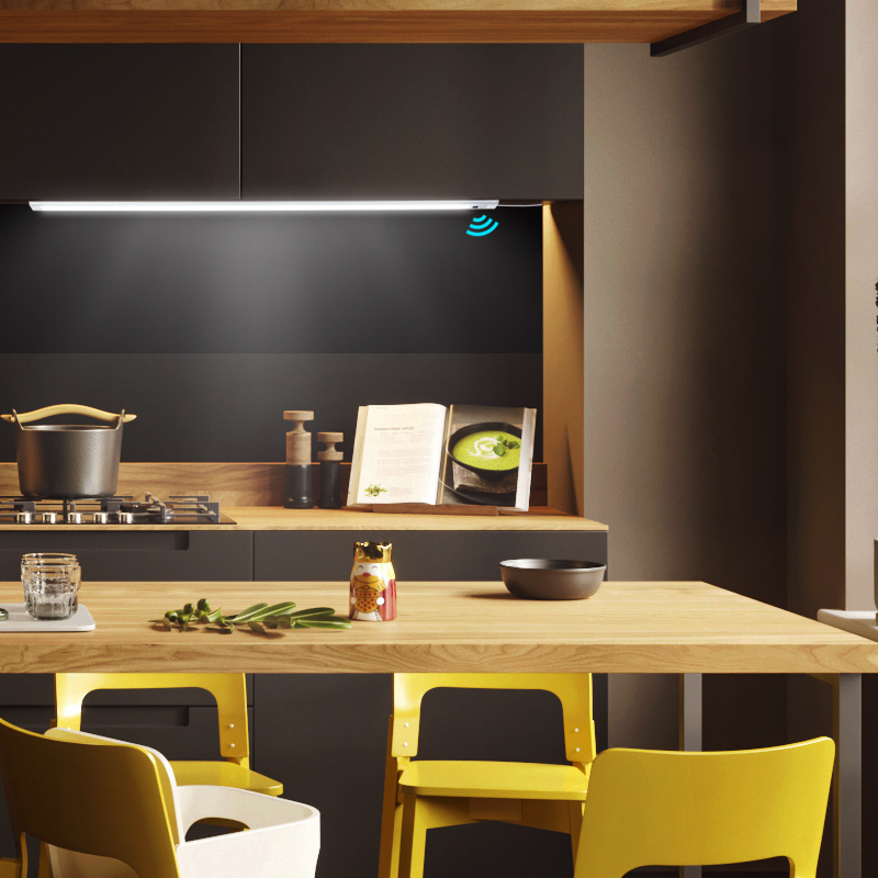 带充电无线led粘贴壁橱厨房补光衣柜灯条长条壁灯