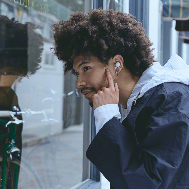 索尼(SONY) LinkBuds Open 开放式环形真无线耳机 单只5.1g 白色高清大图