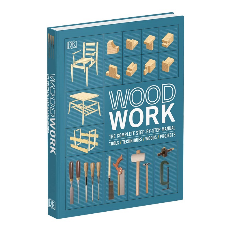[醉染正版]DK木工百科指南 精装 Woodwork The Complete Step by step Manual高清大图