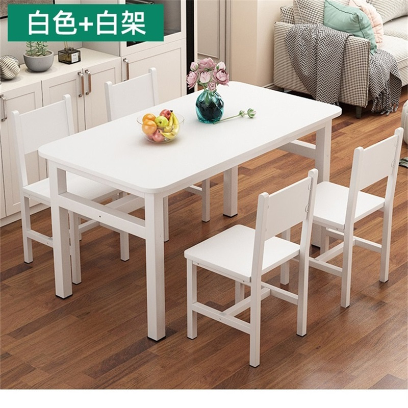 迅迈 简约现代快餐桌椅家用餐桌椅组合现代简约餐桌椅饭馆小吃店餐桌食堂餐桌