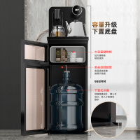 志高智能遥控 大屏数显 双壶出水安全童锁饮水机家用智能全自动下置水桶小型立式泡茶艺多功能冰温热款茶吧机JB-R25