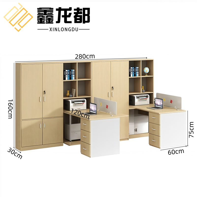 鑫龙都办公桌电脑桌高清大图