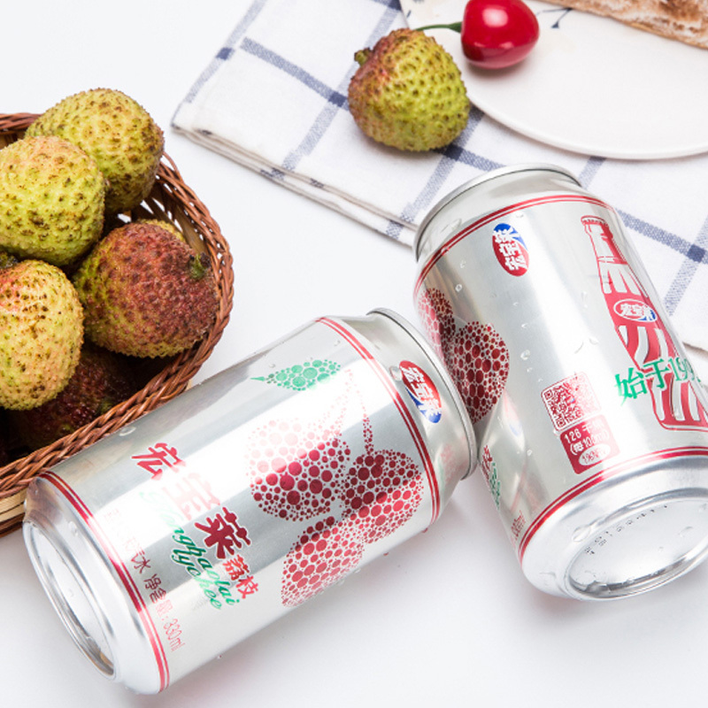 宏宝莱荔枝汽水330ml*6听易拉罐碳酸饮料童年回忆网红饮料东北特产