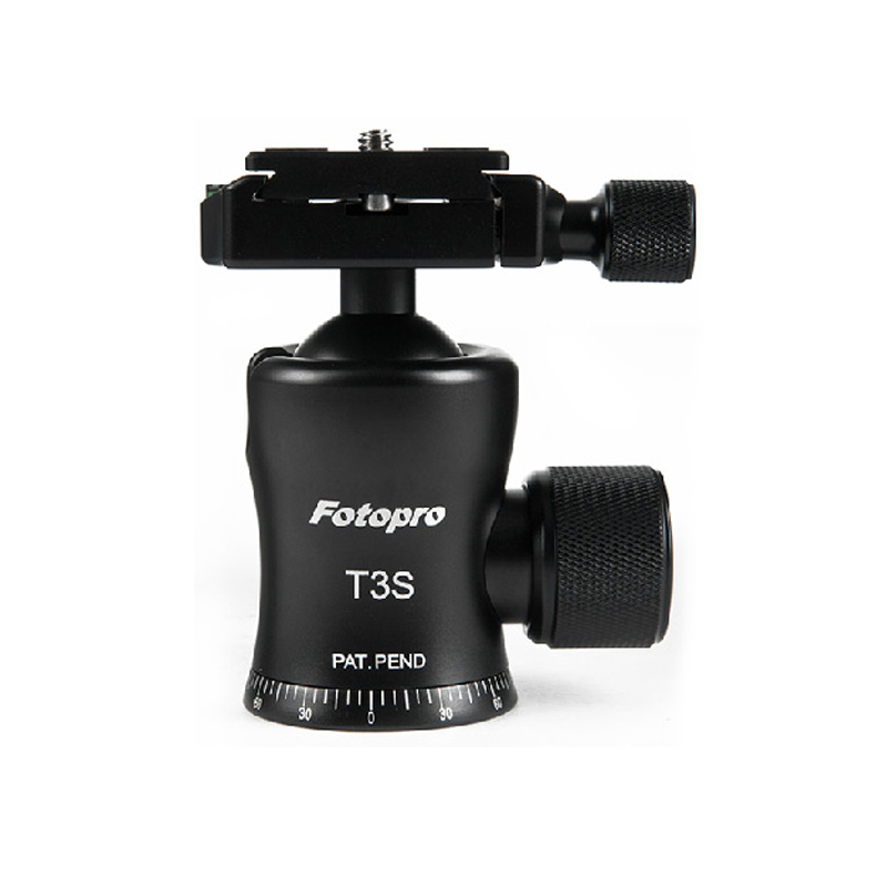 富图宝(Fotopro) MGA-584N+T3S 镁合金便携摄影专业单反相机架旋钮式三脚架云台套装
