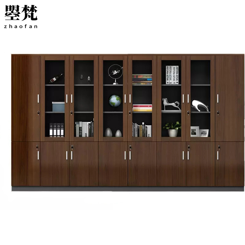 曌梵木质文件柜8门台高清大图