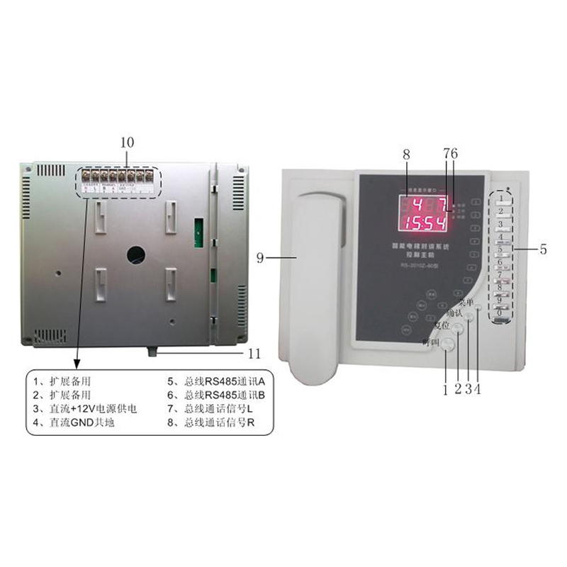 京采优品 智能电梯对讲系统 控制主机 不含电源 RS- 2010Z- 60型(单位:台)