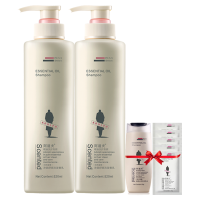 商家清仓 正品保证-阿道夫净屑舒爽洗发水520ml*2瓶止痒+赠品55ml洗发水+10ml*5袋旅行装