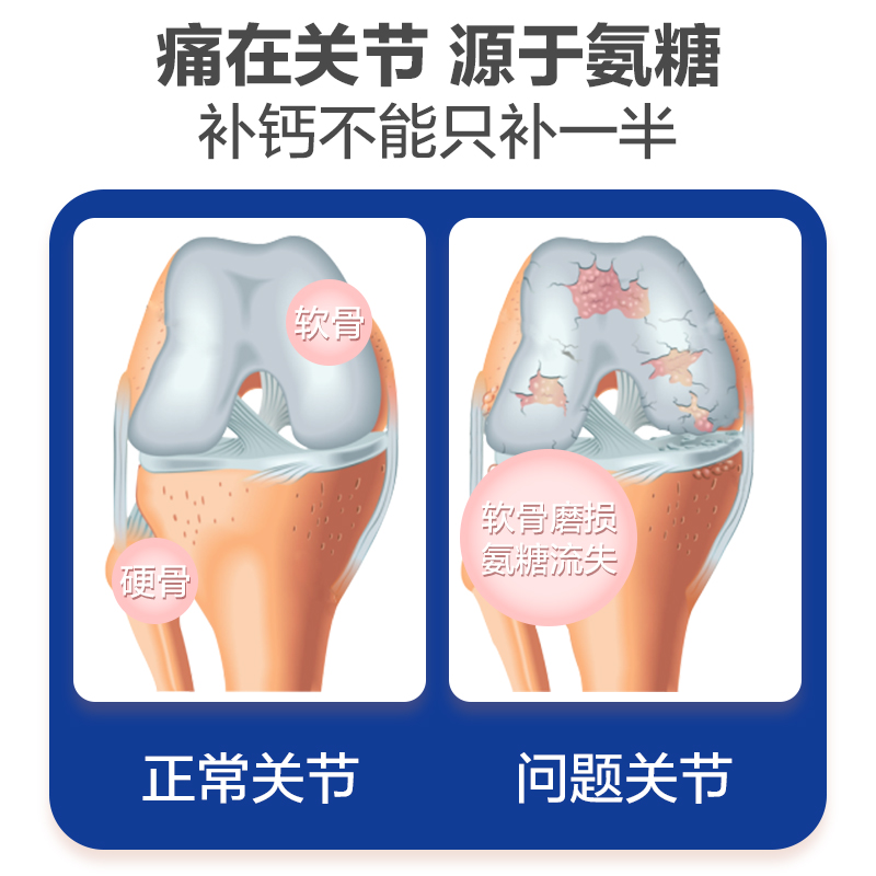 [买1送1同款]北京同仁堂氨糖软骨素钙片36片中老年补钙男女成人加钙关节宝安糖官方正品高清大图