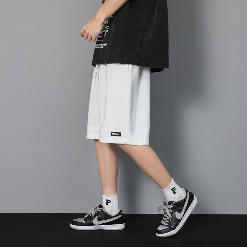 真维斯休闲短裤男士2022夏季新款直筒宽松韩版潮流百搭五分裤子图片