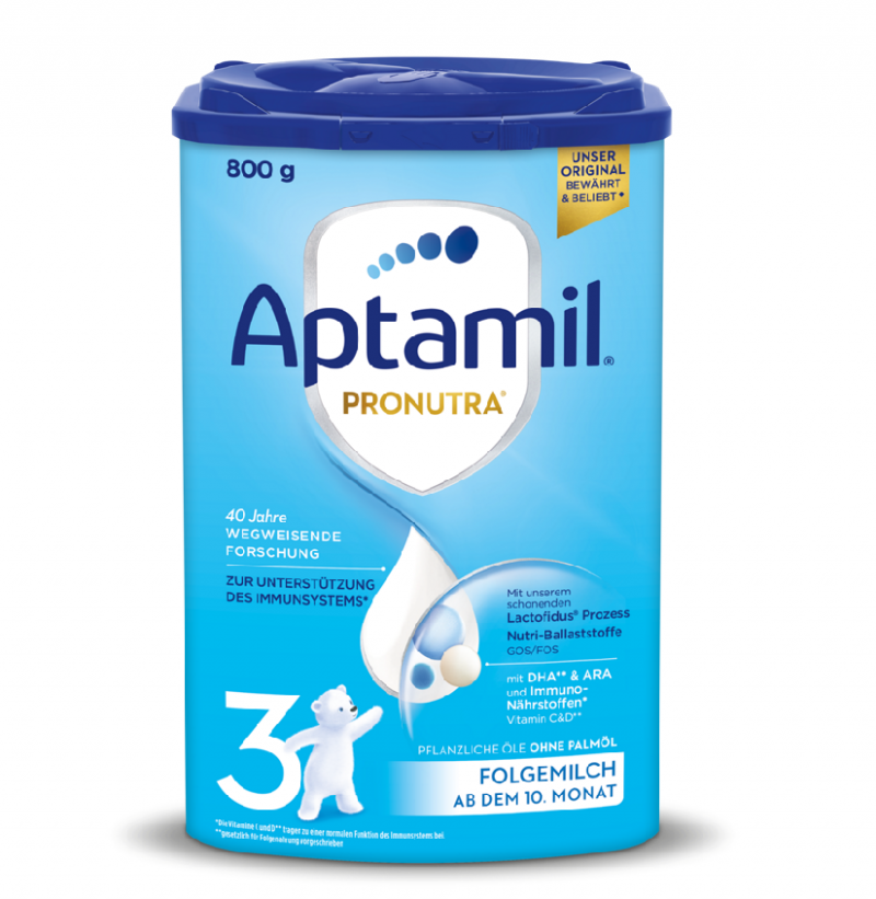 原装进口德国爱他美AptamilAptamil婴幼儿牛奶奶粉3段(10-12个月)800g