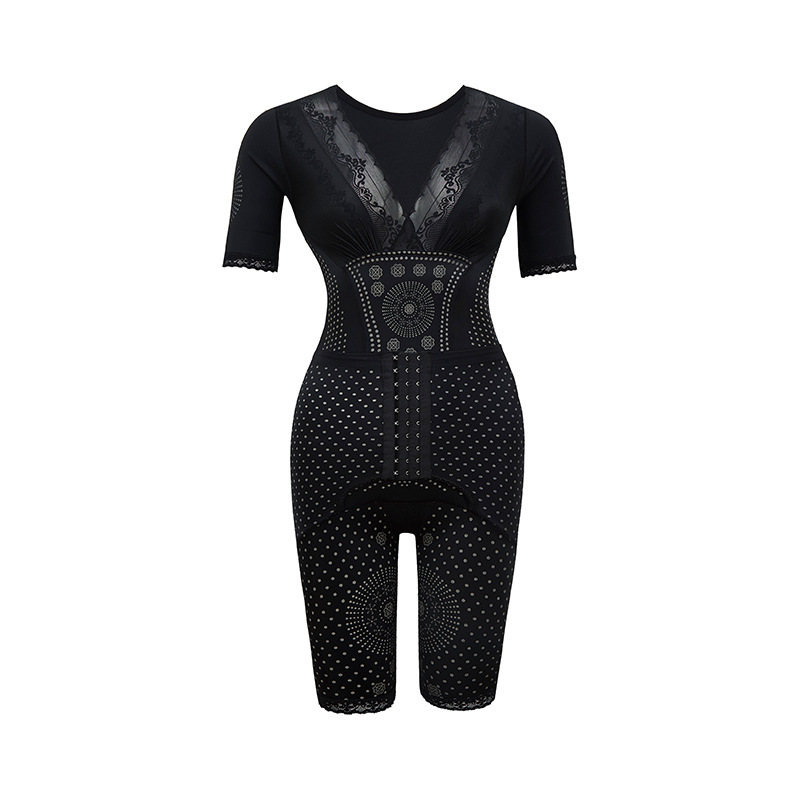 加强版负离子连体塑身衣产后收腹塑形束腰后脱式美体瘦身衣睿杰依酷