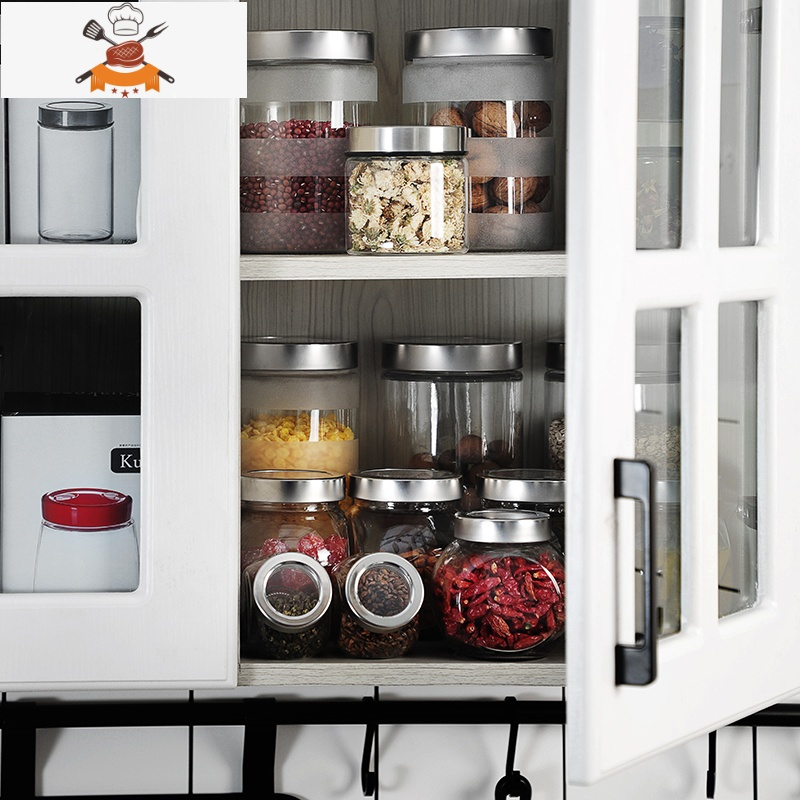 调料盒厨房装盐罐家用佐料瓶调味料瓶罐子糖味精罐收纳盒套装小敬平