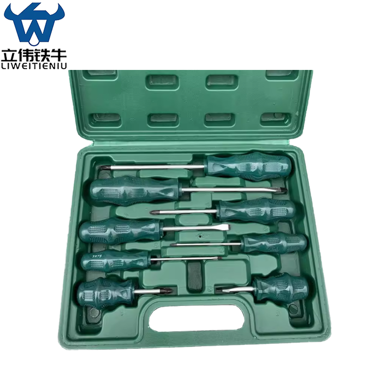 立伟铁牛螺丝刀塑盒八件套/套高清大图