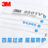 3M 9501V+口罩环保装 25只/包