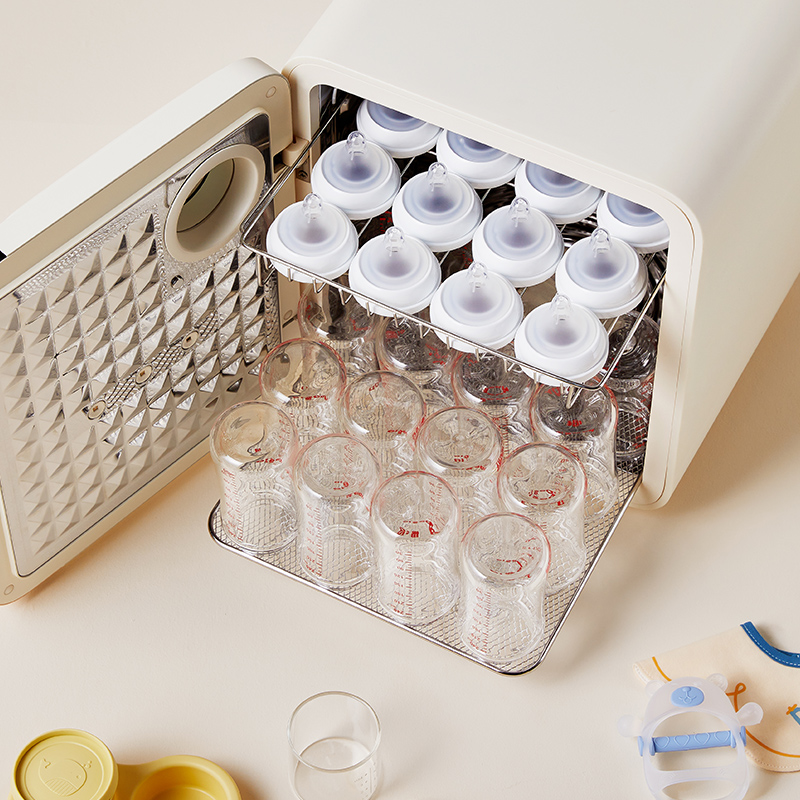 德国蓝宝消毒柜婴儿带烘干宝宝专用紫外线奶瓶消毒器二合一体机正负离子杀菌高清大图