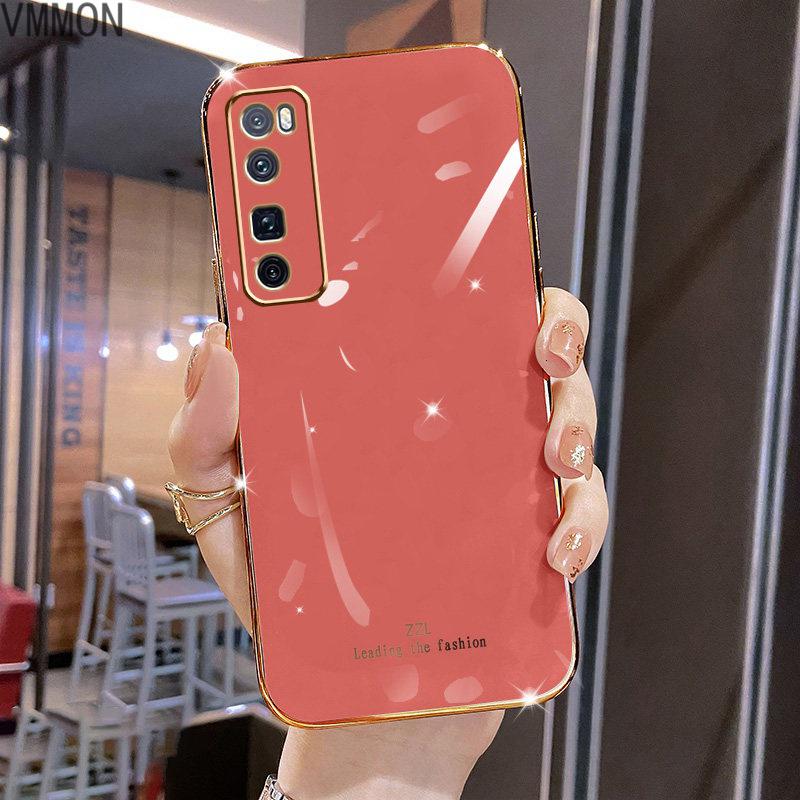 VMONN适用于华为nova7pro手机壳hw网红高档女新款N0va7pr0超薄防摔软外壳jer-an10直边电镀保护套高清大图