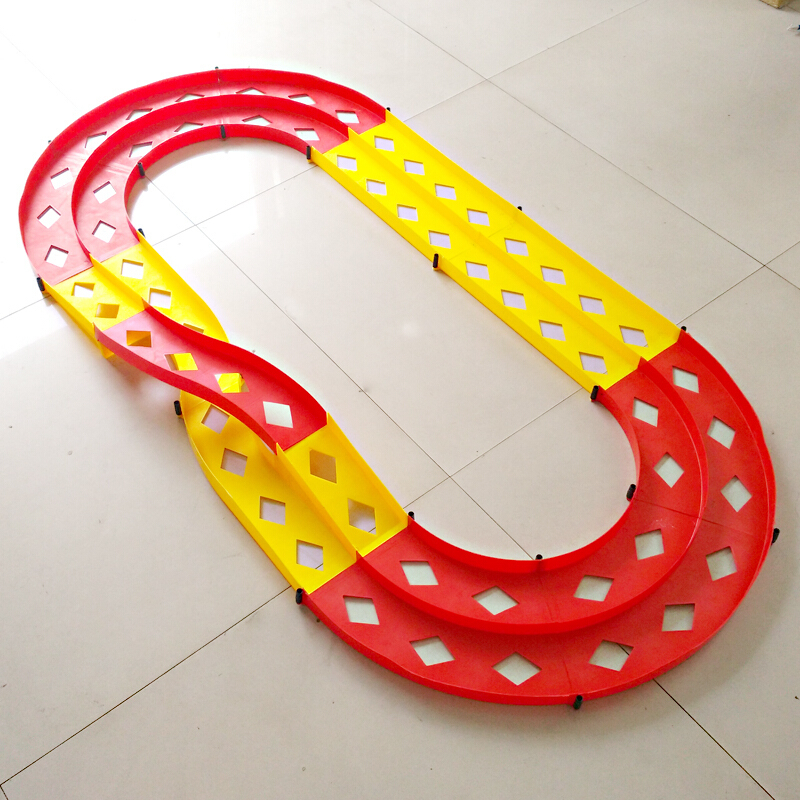 四驱车玩具兄弟迷你疾速电动轨道跑道大型改装成品车彩色双轨