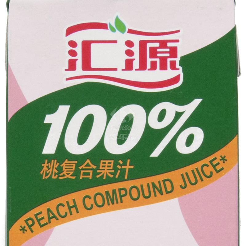 汇源100%桃汁2L