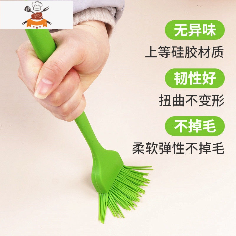 电饼铛刷子和铲子烙饼鸡蛋汉堡工具油刷铲子电饼铛用的工具套装 敬平 2半透刷+1小刮刀高清大图